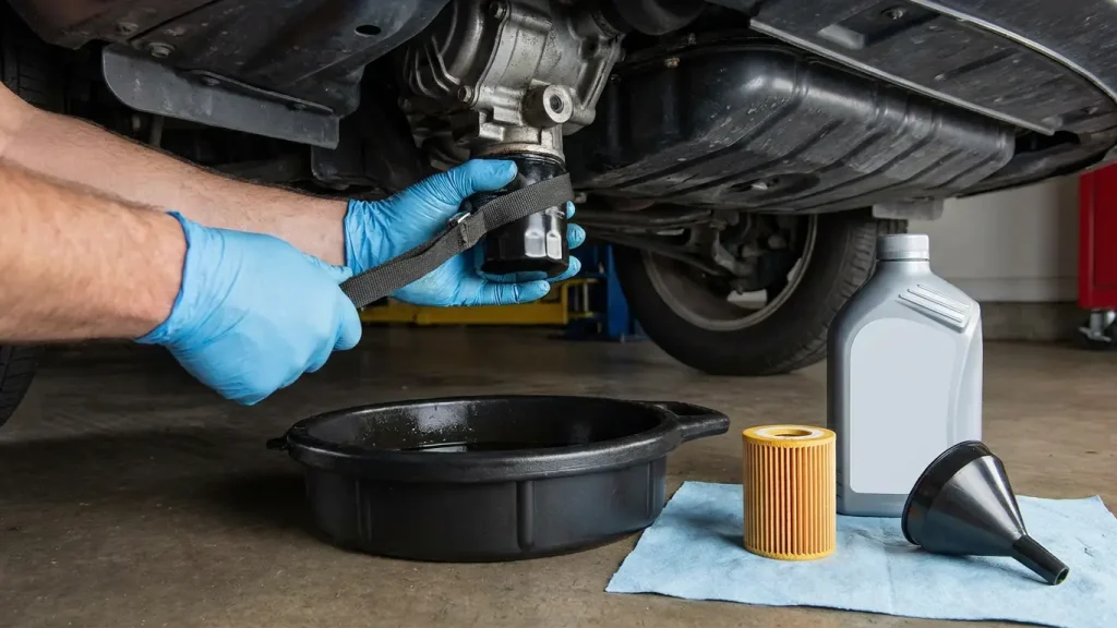 آموزش تعویض فیلتر روغن