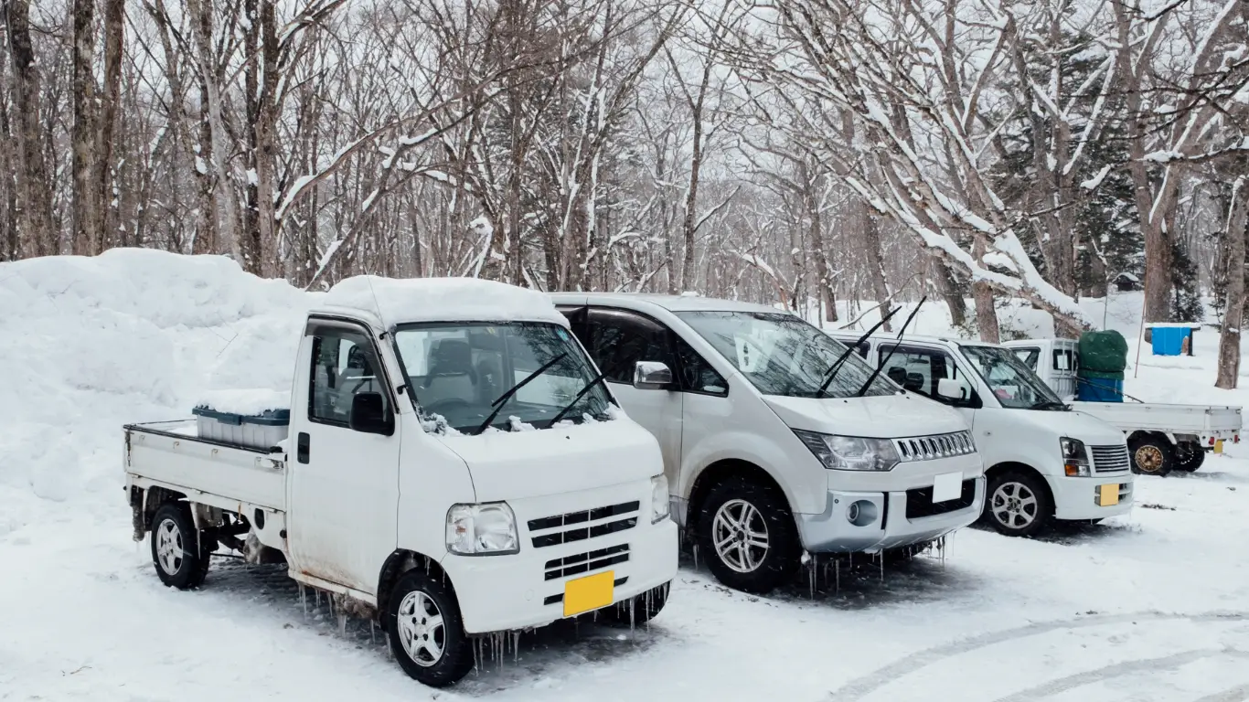 خودرو در سرما